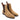 The Anthony Veer Ashford Chelsea Boot in Sahara Dune Beige features a sleek silhouette, tan suede, dark brown elastic panels, brown pull tabs, and low black soles, shown side by side on a white background.