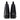 The Ashford Chelsea Boot in Obsidian Black by Anthony Veer is shown from the back, featuring pull tabs and dark brown soles—ideal for business casual style—set against a white background.