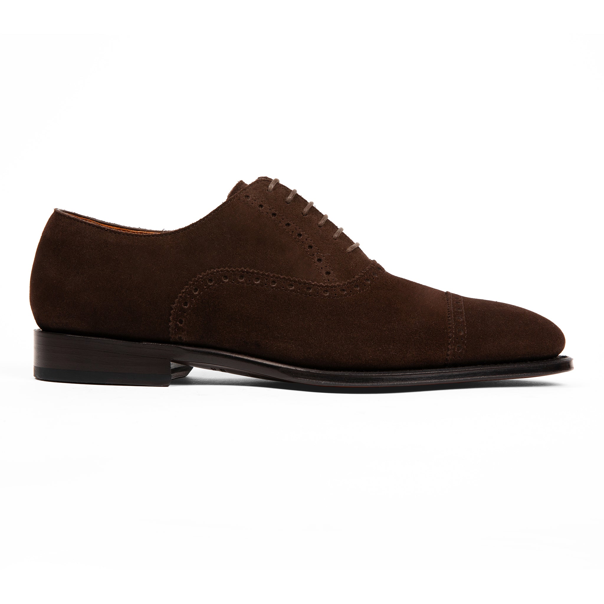 Windsor Brogue Cap-Toe // Tobacco Velvet Brown Suede - 14 Windsor Brogue Cap-Toe // Tobacco Velvet Brown Suede - 14