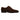 The Anthony Veer Windsor Brogue Cap-Toe in Tobacco Velvet Brown Suede showcases decorative perforations and a low heel, crafted from Italian cowhide leather. It is pictured from the side on a plain white background.