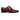 The Anthony Veer Regent Cap-Toe in Rustic Ember Cognac showcases a sleek design with Italian cowhide leather, laces, and a low black heel. Featuring Goodyear welt construction, this stylish shoe is presented in a side view on a white background.