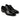 The Windsor Brogue Cap-Toe in Obsidian Black by Anthony Veer features polished Italian cowhide leather with decorative brogue detailing, cap toes, black laces, and Goodyear welt construction.
