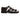The Mariner Fisherman Sandal by Anthony Veer boasts a premium leather design with a closed heel, open toe, horizontal straps, and a side metal buckle. Its chestnut grain brown leather is complemented by a flat black sole and sleek Blake stitch construction for a minimalist look.
