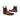 The Anthony Veer Rome Chelsea // Tan boots feature brown leather, black elastic side panels, and low heels for timeless style and comfort, shown against a white background.