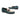 The Anthony Veer Como Penny Loafer in Green Brown features luxury loafers made from dark green Italian glazed leather, with beige uppers and brown decorative straps. Showcasing black soles and a classic slip-on design with stitching details, the left shoe is positioned front and slightly angled left.