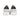 The Anthony Veer Acton Court Sneaker // White Black boasts beige suede heels, black heel tabs with gold ANTHONY VEER text, and a minimalist white design—versatile enough to complement any outfit.