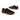 Two Paul Sneaker // Black by Anthony Veer featuring black leather with brown accents and soles. The sleek design includes black laces, displayed with one shoe facing forward and the other at an angle to highlight details.