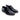 The Anthony Veer Genoa Cap-Toe Oxford in Onyx Shine Black features Italian leather, low heels, closed lacing, and classic cap-toe style, shown against a white background.