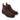 The Weston Chelsea Boot in dark brown suede by Anthony Veer features elastic side panels, back pull tabs, and dark brown soles, adding equestrian flair—all shown on a white background.