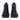 The Anthony Veer Highland Mountain Boot in Black features premium calf leather, padded collars, and thick, textured rubber soles for rugged performance—shown here from the back.
