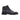 The Anthony Veer Highland Mountain Boot // Black is crafted from premium calf leather with a lace-up front, metal eyelets, rugged treaded sole, and ankle-high design, shown in side profile on a white background.