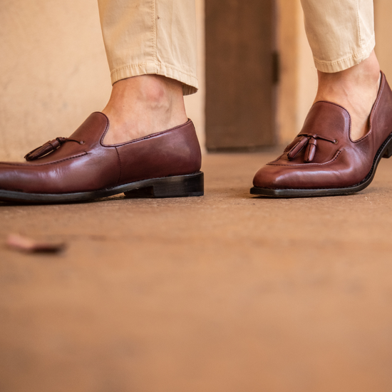 Brown Suede Mens Dress Loafers |Buy Brown African Wedding Shoe Style