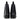 The Ashford Chelsea Boot in Obsidian Black by Anthony Veer is shown from the back, featuring pull tabs and dark brown soles—ideal for business casual style—set against a white background.