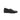 Arezzo Venetian Leather Loafer in Iron Eclipse Black, featuring black textured Italian pebble grain calfskin with a low heel and Venetian styling.