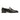The Anthony Veer Belmont Penny Leather Loafer in Obsidian Black is a men's dress shoe crafted from premium Italian leather, featuring a low heel and polished finish, shown in side view against a white background.