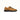 The Anthony Veer Cortina Nubuck Hiker Low in Harvest Dune Buckwheat is a brown leather hiking shoe made from premium Italian calf nubuck, featuring black laces, metal eyelets, and a sturdy black sole with a lightweight EVA midsole. Shown in side profile on a white background, this alpine-inspired hiker boot is perfect for those who value style and performance.