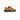 Side view of the Anthony Veer Cortina Nubuck Hiker Low in Harvest Dune Buckwheat, a brown sneaker-style shoe crafted from premium Italian calf nubuck with black laces and a thick black sole, featuring a lightweight EVA midsole for added comfort, set against a plain white background.