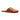 The Clark House Slippers Pebble // Tan by Anthony Veer are brown indoor leather slippers with a closed toe and open heel, pictured from the side on a white background—ideal for premium comfort indoors.