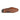 The image displays the sole of the Anthony Veer Genoa Cap-Toe Oxford in Chestnut Depth Brown, featuring black trim, visible edge stitching, and stamped branding and sizing near the arch, all set against a white background.