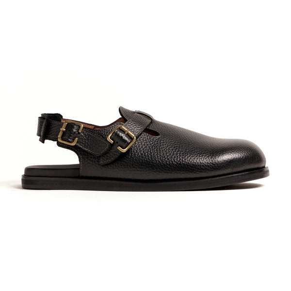Harbor Moc Sandal // Obsidian Milled Black – Anthony Veer