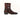 Anthony Veer Lennox Boot in Chestnut Depth Brown, a dark brown Italian cowhide leather ankle boot with a low block heel, side stitched detailing, and a sleek profile for urban nightlife.