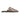 The Lido Sandal // Java Brown by Anthony Veer features Italian full-grain calfskin in a hand-interlaced basket-weave with multiple horizontal straps and a flat black sole, shown in side profile against a white background.