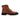The Anthony Veer Pembroke Cap-Toe Boot in Amber Tan features Italian cowhide leather, a lace-up design with metal eyelets, a chunky black rubber sole, and a cap toe—combining rugged elegance with refined craftsmanship.