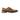 The Mason Derby // Tobacco Suede by Anthony Veer features brown suede, dark brown stitching, matching laces, and a studded rubber outsole, shown in side profile on a white background.