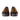 The Mason Derby // Tobacco Suede by Anthony Veer is shown from the back, highlighting its heel, stitching details, and dark brown studded rubber outsole against a white background.