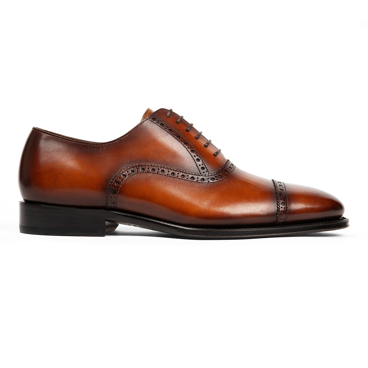 Vintage Kangaroo Cap Toe Oxford Dress Shoes Brown Exotic Leather Size 7 Crown Windsor M Oxford Dress Shoes for Men for sale | eBay main image 2