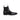 The Rome Chelsea // Black by Anthony Veer is a sleek leather boot with elastic side panels, pointed toe, pull tabs, and a low heel for timeless style and comfort, displayed on a white background.