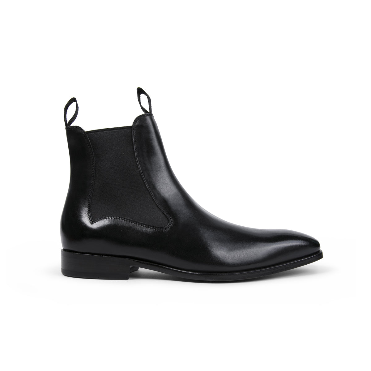 Anthony Veer Men\'s Black Leather Chelsea Boots Pull On Ankle Size 13 Pre-owned Men main image 2