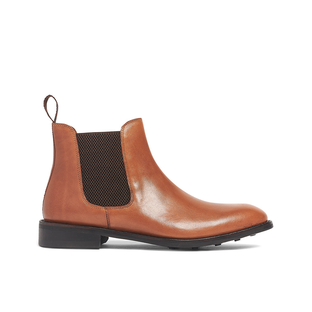 Jefferson Chelsea Boots Men Full Grain Calfskin Leather Upper