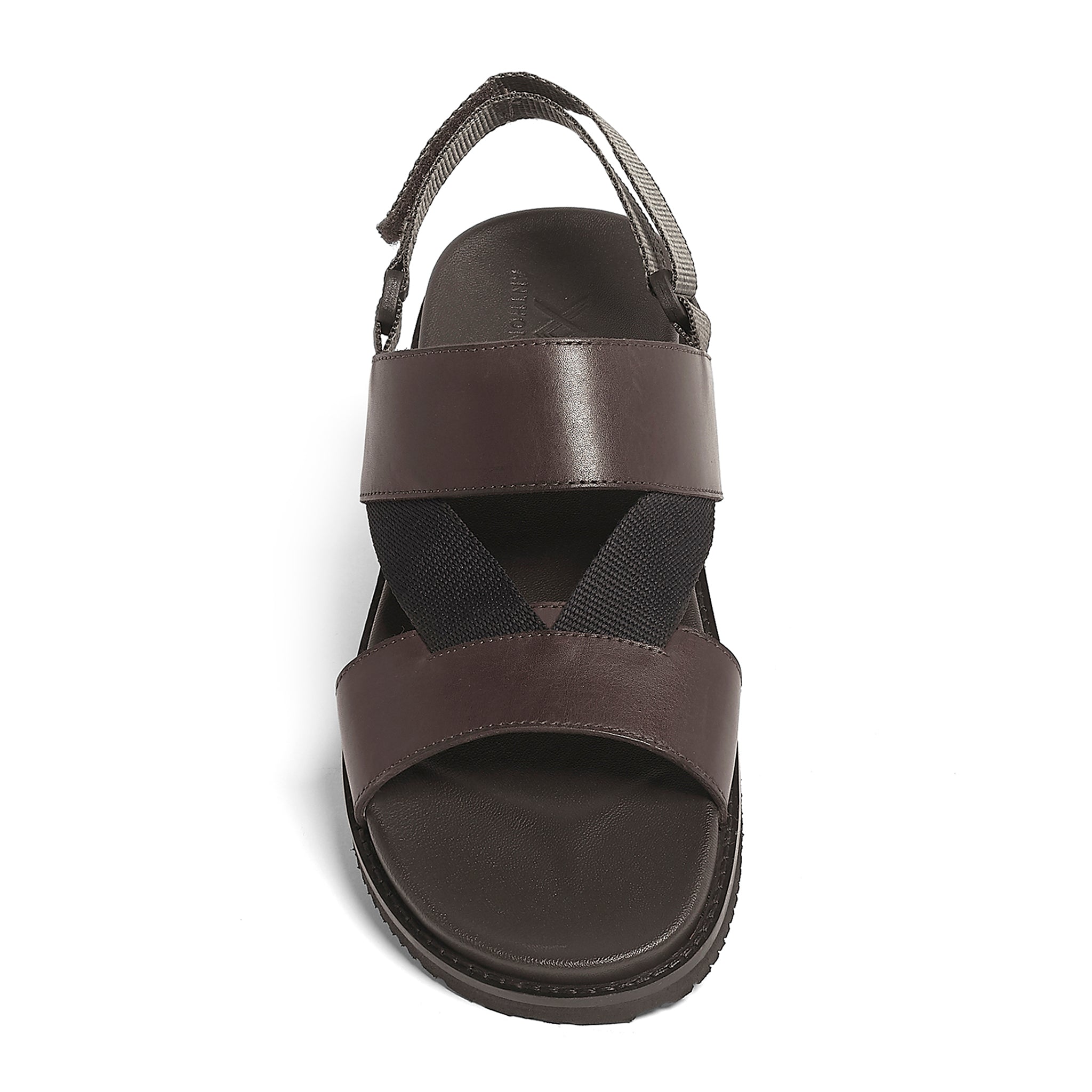 Black Rubber Buckle Strap Sandal | GUCCI® US