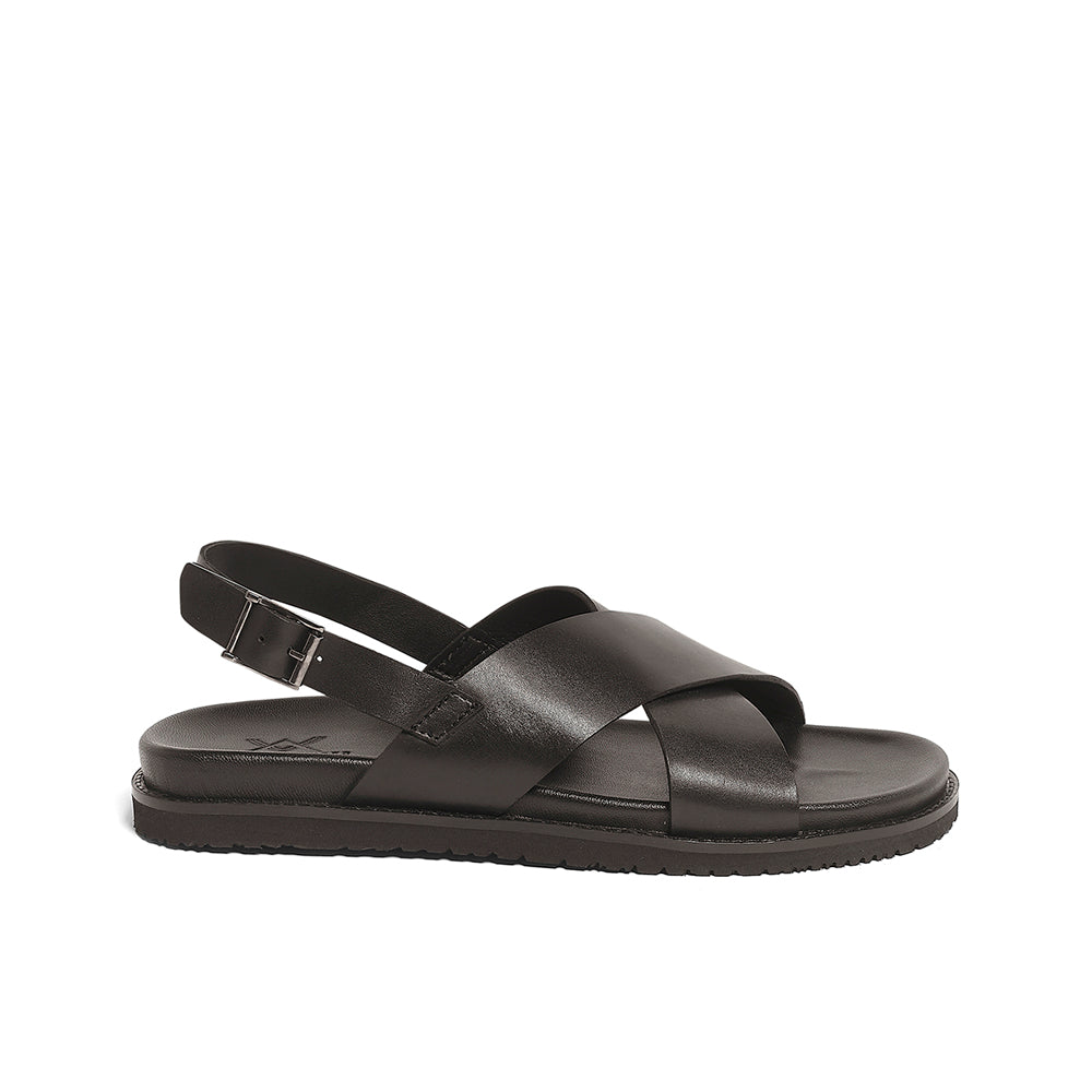 Cancun Cross Strap Sandal Men | Calfskin Leather Upper | Luxury Sandals ...